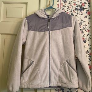 Girls North Face zip up